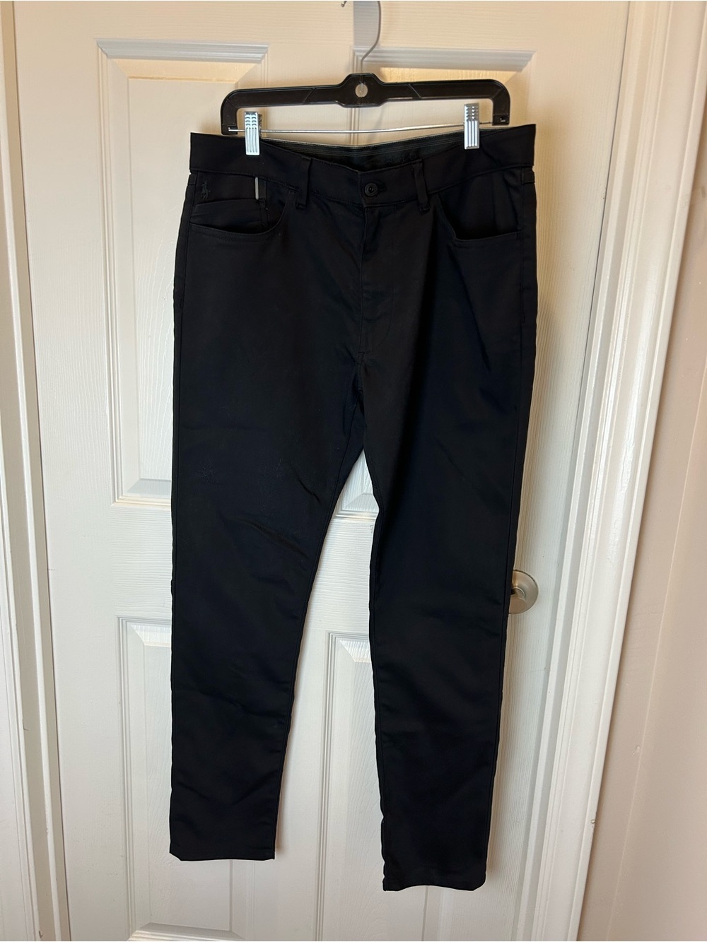 POLO RALPH LAUREN PERFORMANCE MENS PANTS BLACK 33x32